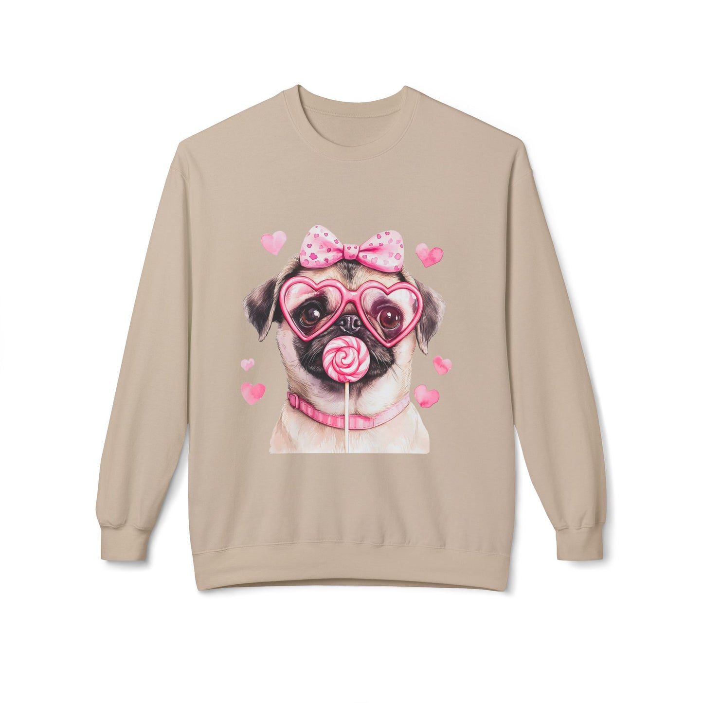 Valentines Unisex Midweight Softstyle Fleece Crewneck Sweatshirt