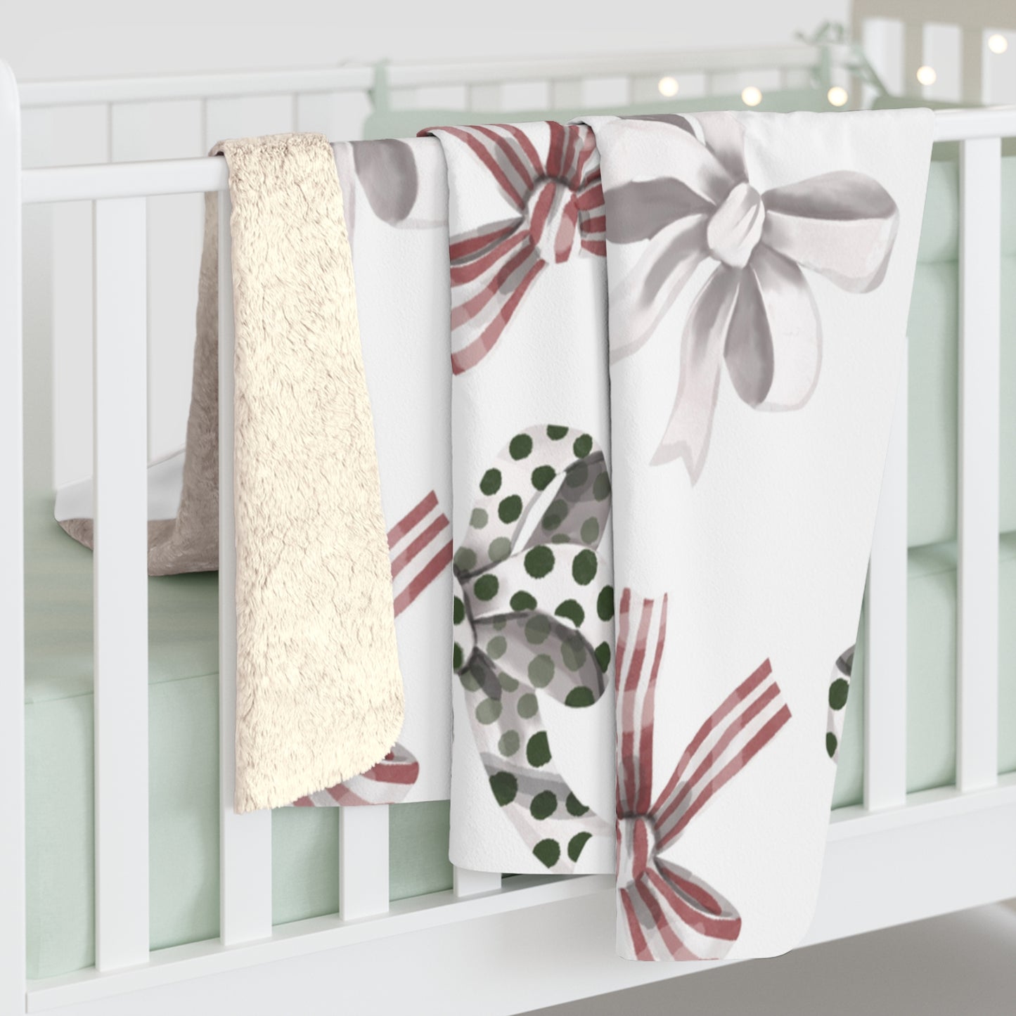 Christmas Bow Blanket