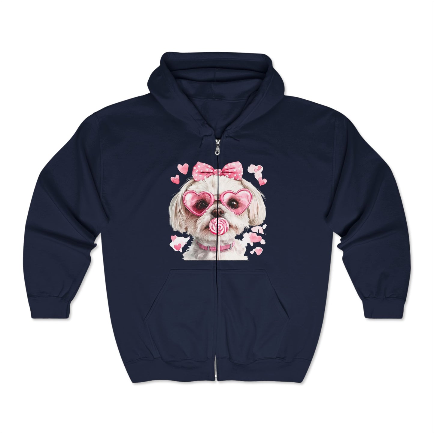 Valentines Unisex Heavy Blend™ Full Zip Hooded Sweatshirt