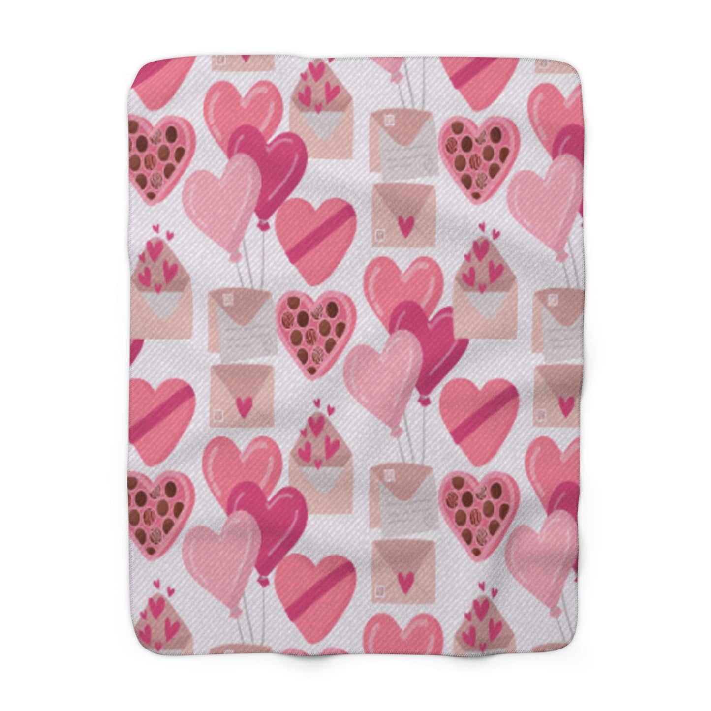 Valentines Sherpa Fleece Blanket