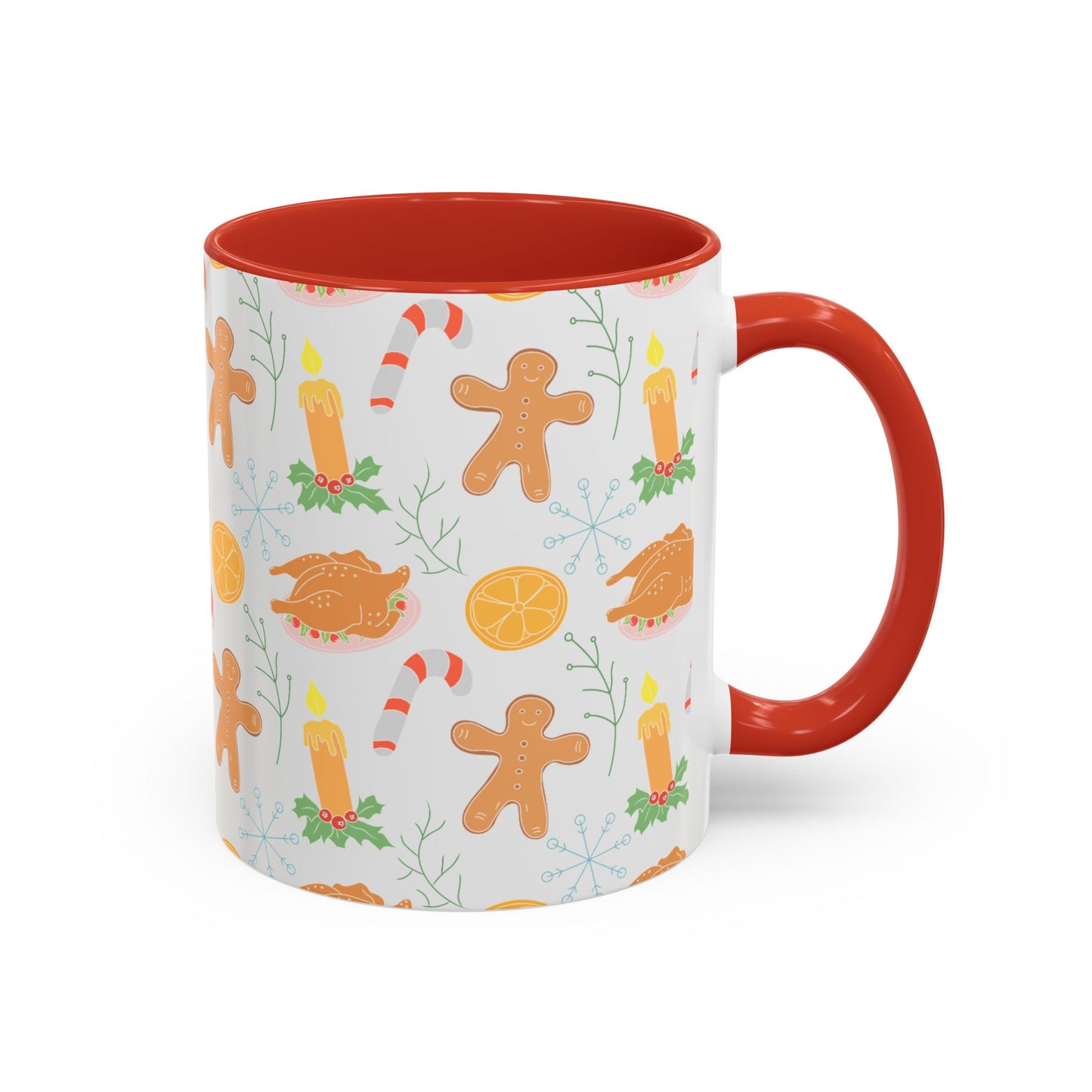 Christmas Accent Coffee Mug (11, 15oz)