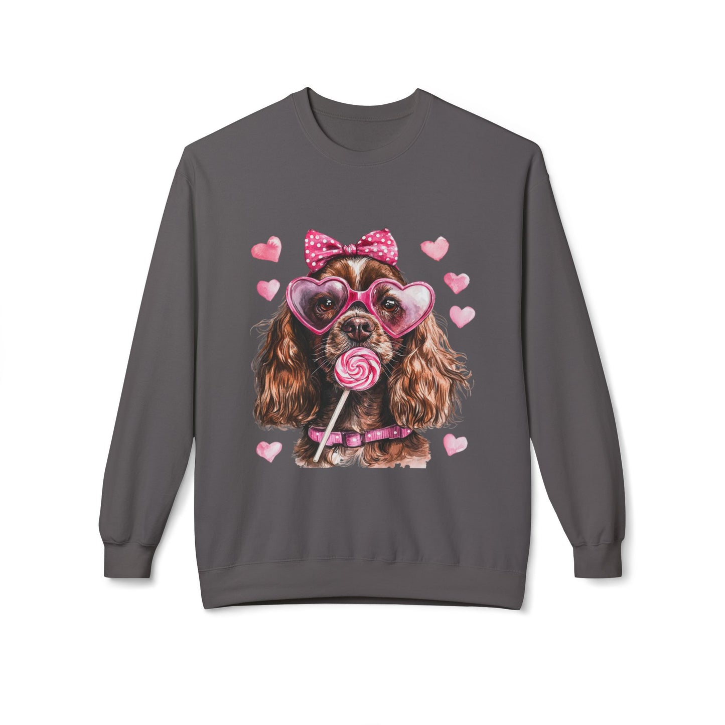 Valentines Unisex Midweight Softstyle Fleece Crewneck Sweatshirt