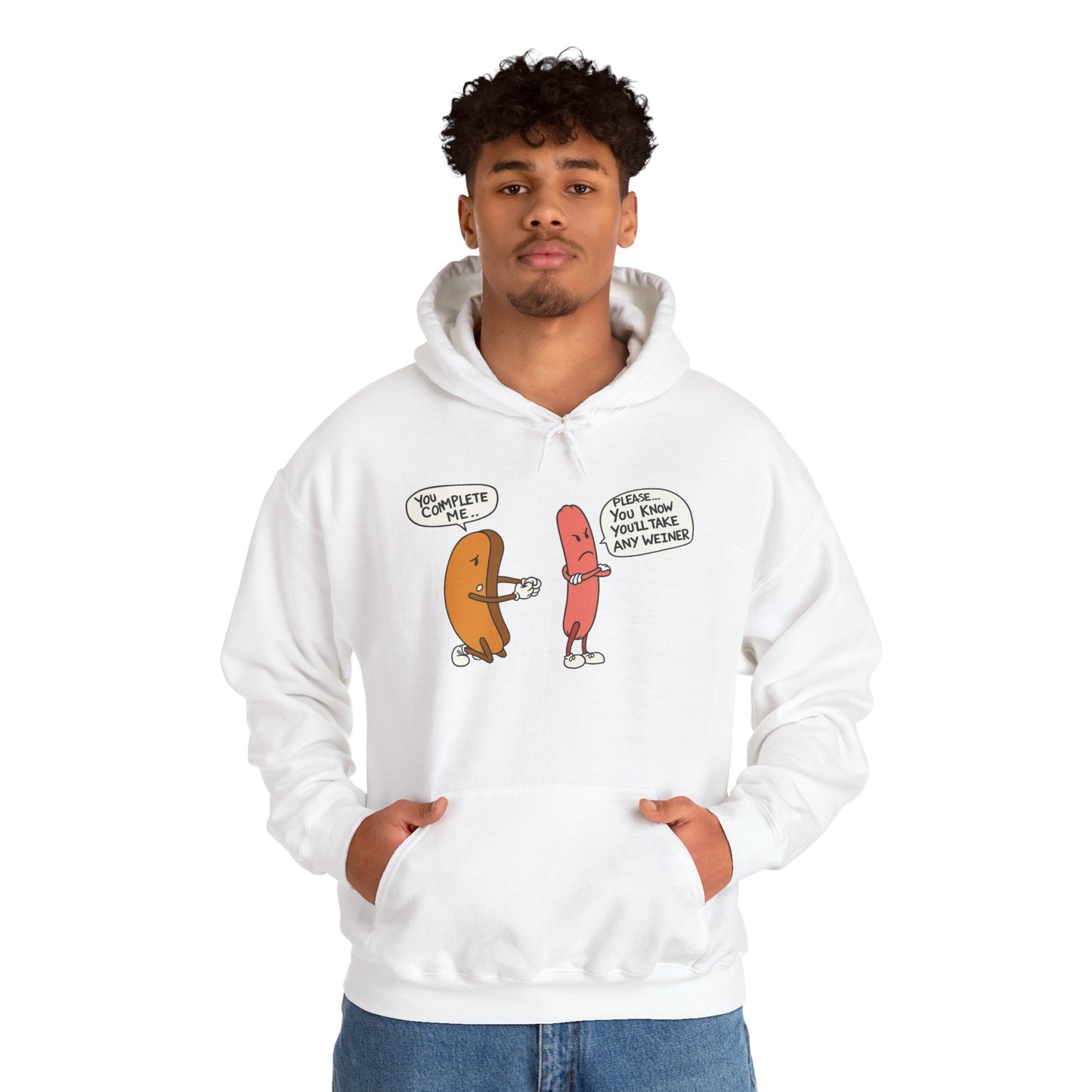Humorous Unisex Hooded Sweatshirt, Funny Hoodie, Casual Wear, Gift for Friends, Cute Outfit for Everyday