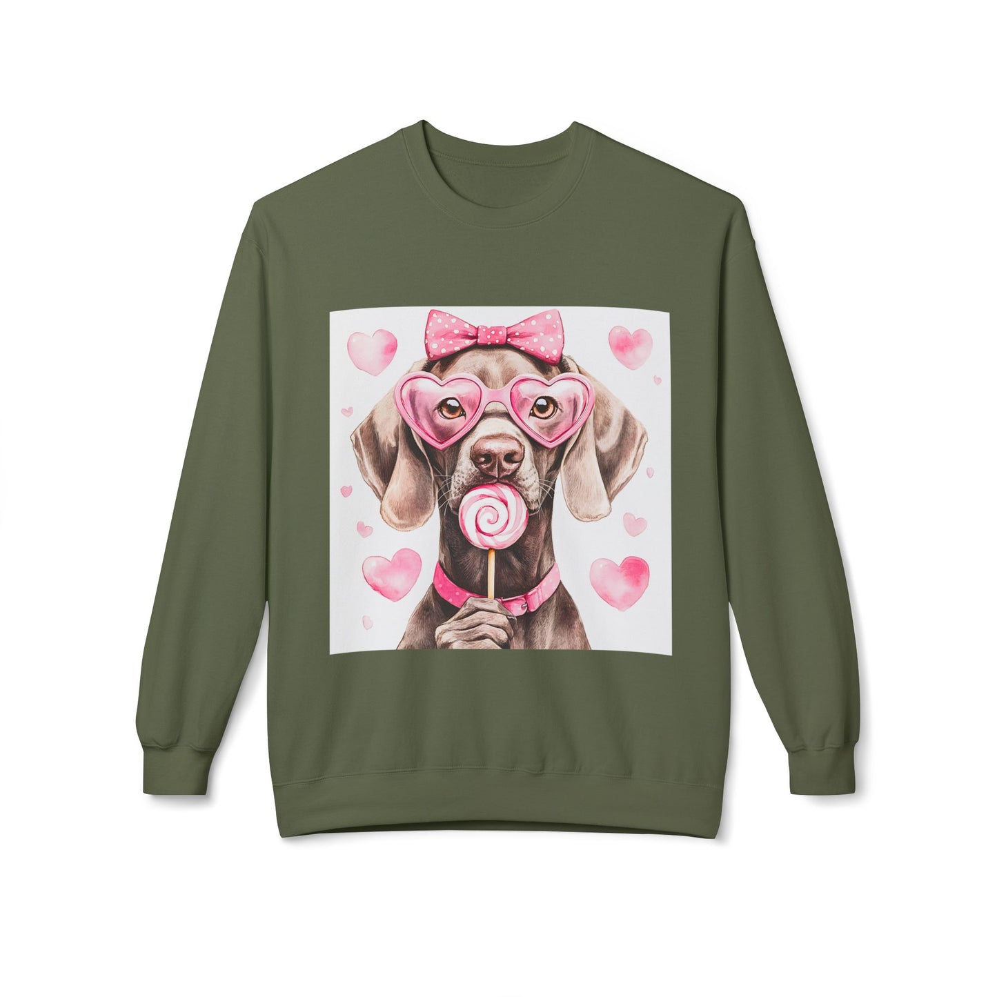 Valentines Unisex Midweight Softstyle Fleece Crewneck Sweatshirt