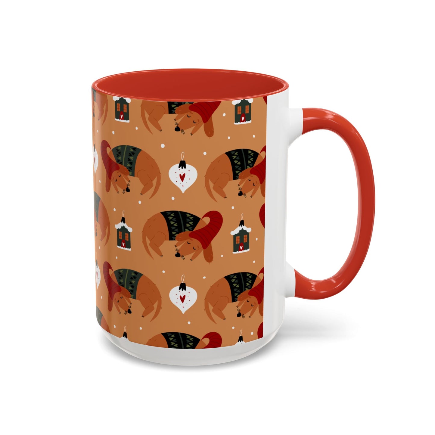 Christmas Accent Coffee Mug (11, 15oz)