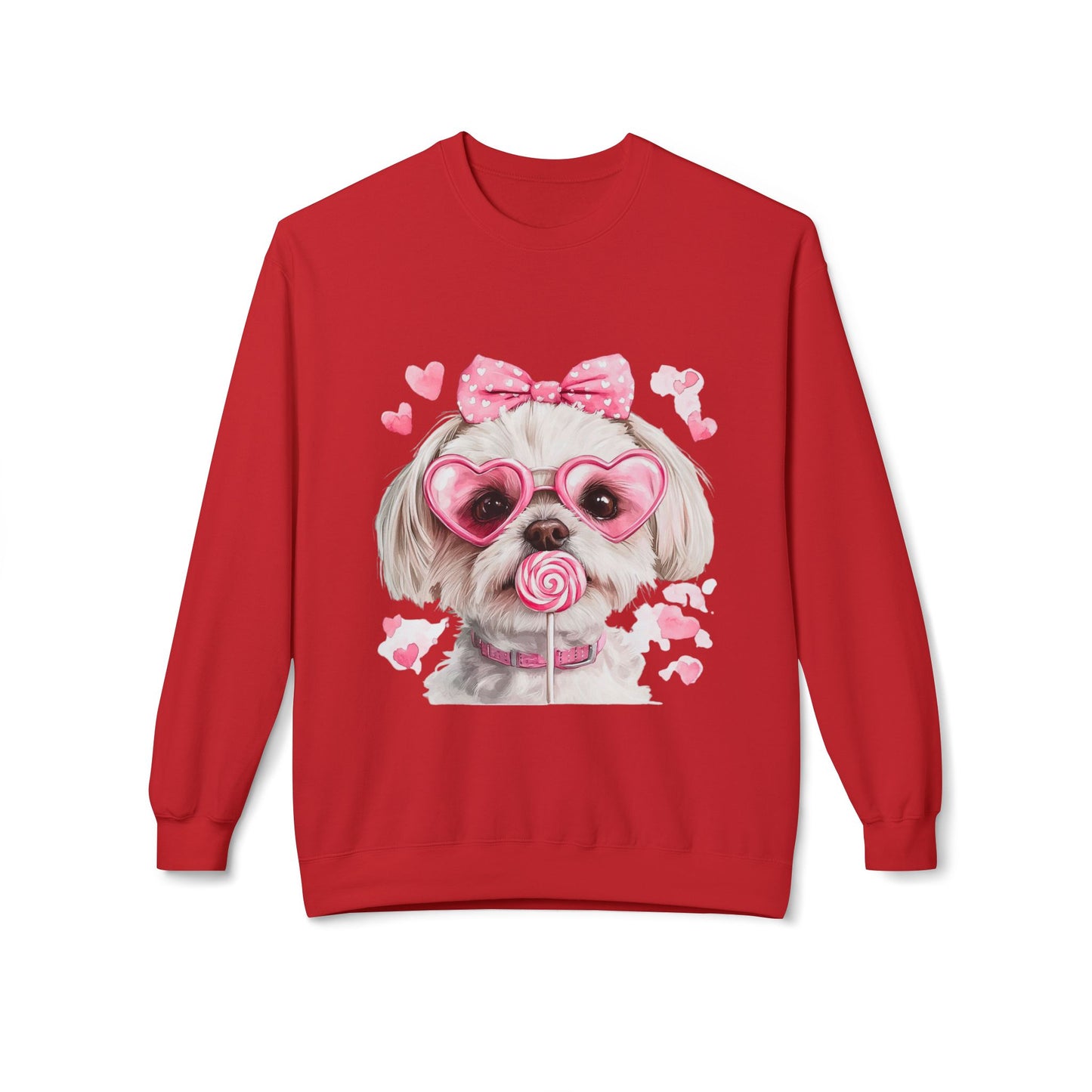 Valentines Unisex Midweight Softstyle Fleece Crewneck Sweatshirt