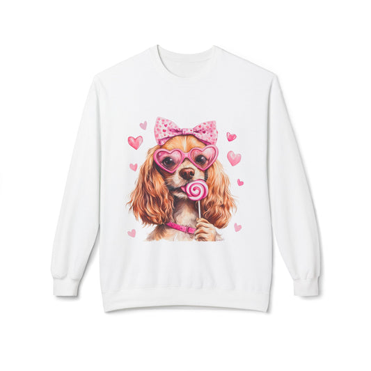 Valentines Unisex Midweight Softstyle Fleece Crewneck Sweatshirt