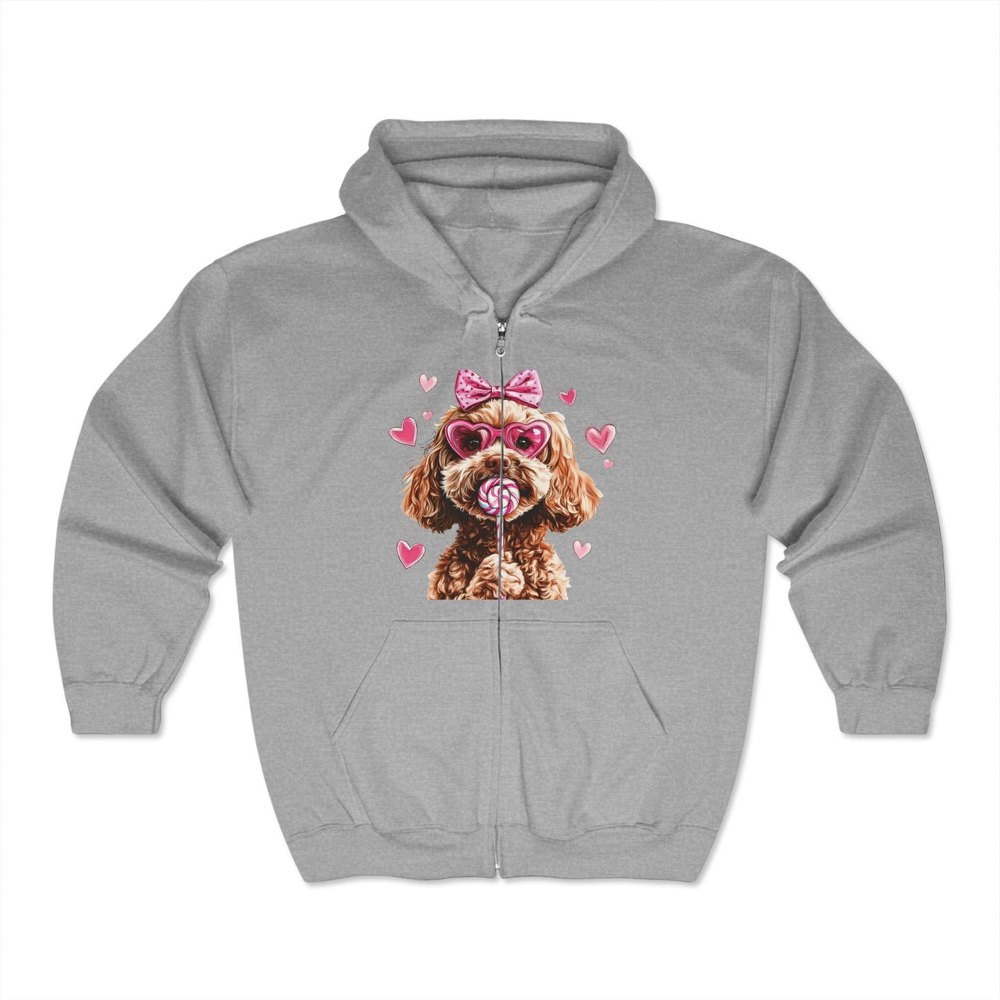 Valentines Unisex Heavy Blend™ Full Zip Hooded Sweatshirt