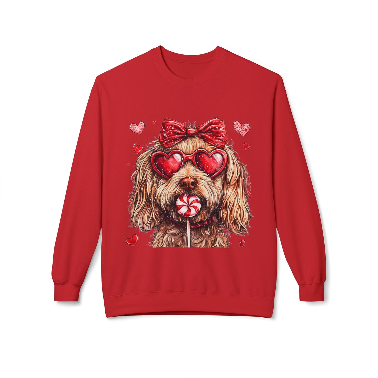Valentines Unisex Midweight Softstyle Fleece Crewneck Sweatshirt