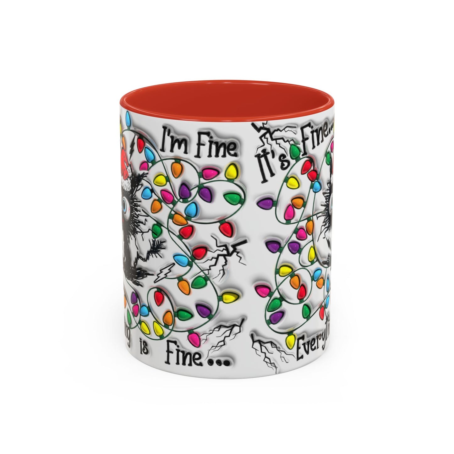 Christmas Accent Coffee Mug (11, 15oz)