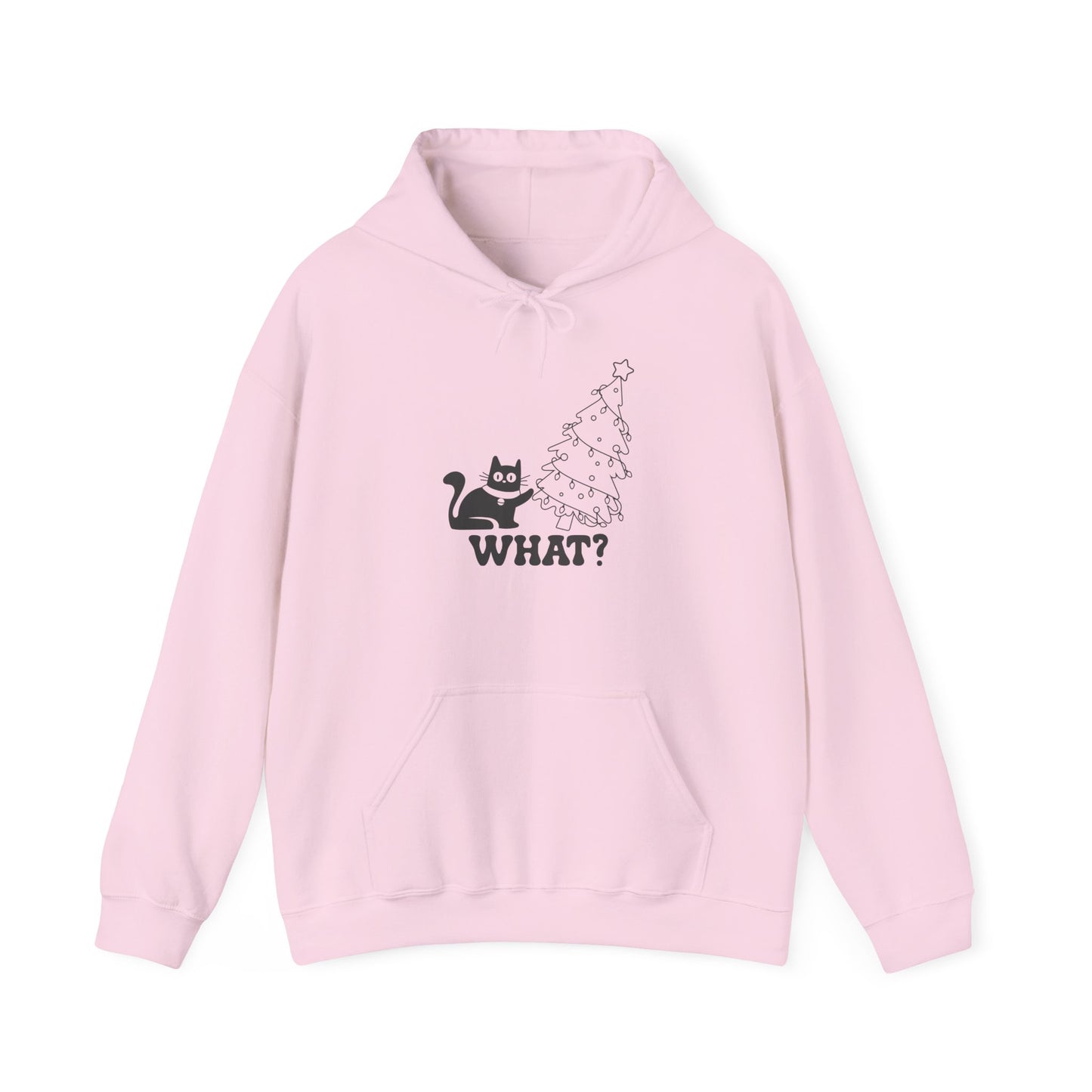 Funny Cat Christmas Hoodie, Cozy Hoodie for Cat Lovers, Gift for Pet Owners, Holiday Apparel, Unisex Hoodie