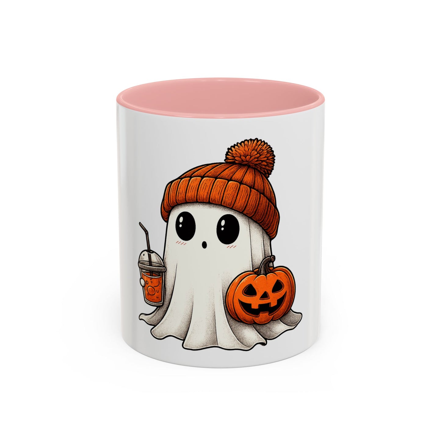 Halloween Ghost Coffee Mug, Funny Mug for Spooky Season, Pumpkin Mug, Gift for Ghost Lovers, Cute Halloween Decor