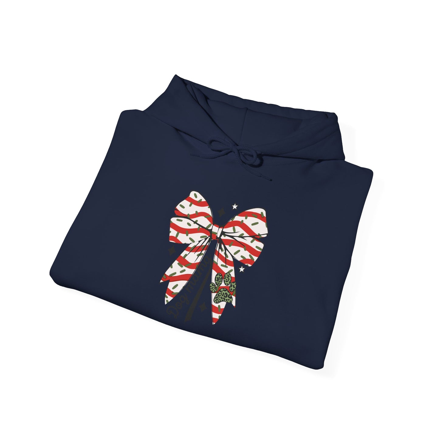 Festive Bow Hoodie for Holiday Cheer, Cozy Gift for Friends, Christmas Style, Winter Fashion, Comfortable Hoodie