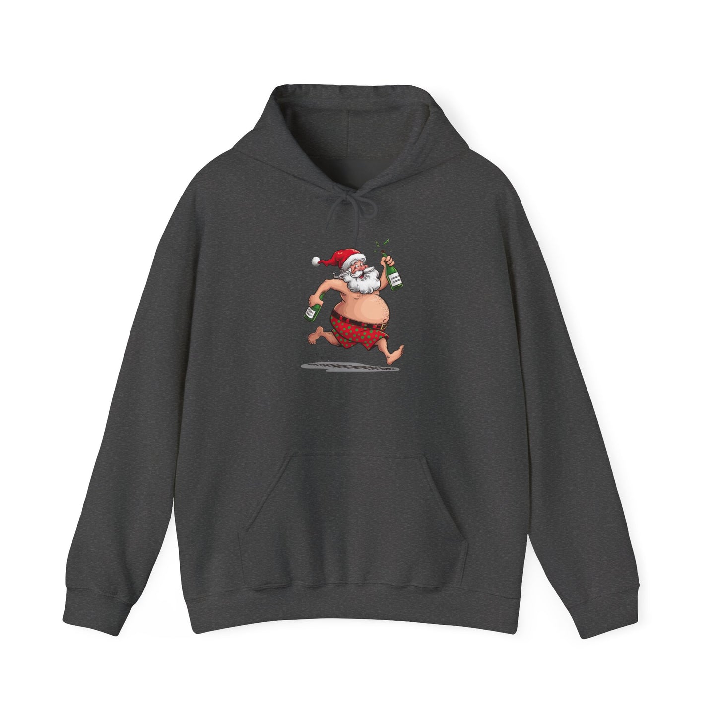 Santa's Holiday Cheer Hoodie, Funny Christmas Sweatshirt, Unisex Pullover, Cozy Gift for Him/Her, Festive Winter Apparel