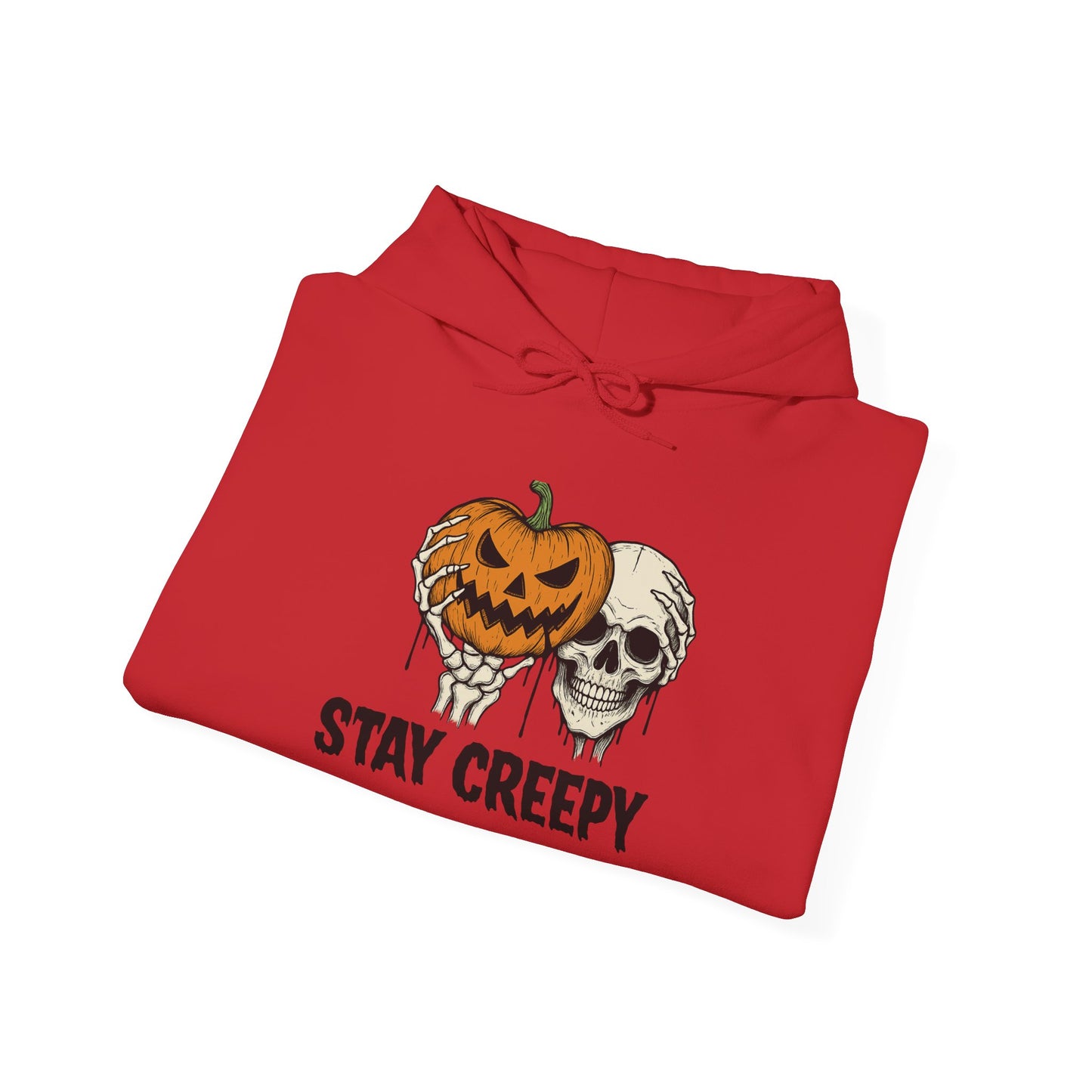 Unisex Creepy Hooded Hoodie | Halloween Hoodie, Fall Apparel, Spooky Gift, Cozy Hoodie for Autumn Celebrations
