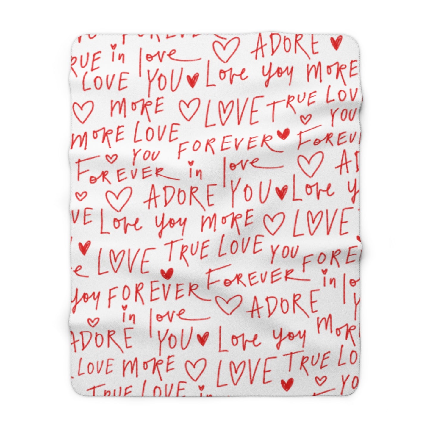 Valentines Sherpa Fleece Blanket
