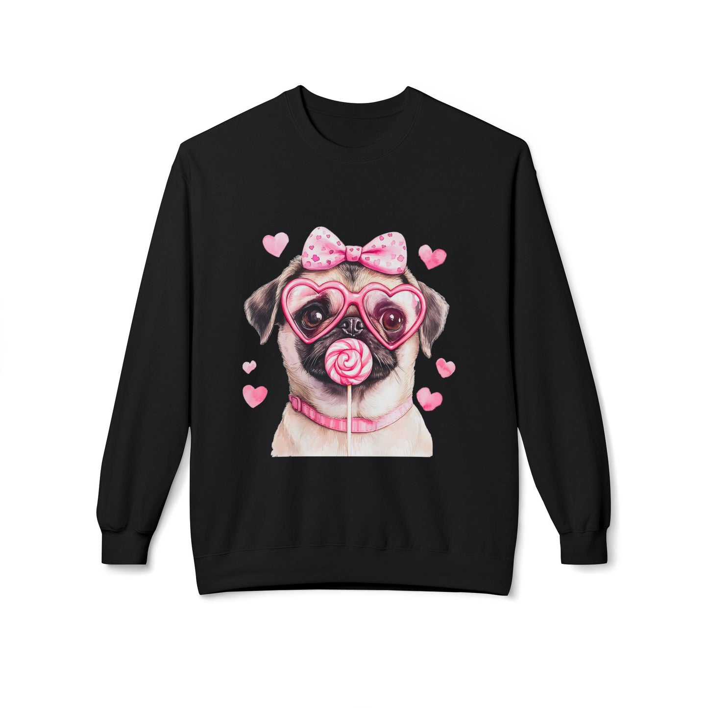 Valentines Unisex Midweight Softstyle Fleece Crewneck Sweatshirt