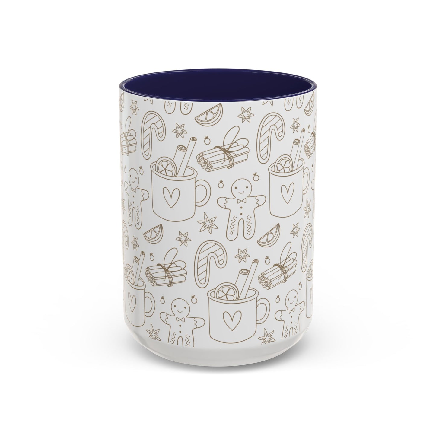 Christmas Accent Coffee Mug (11, 15oz)