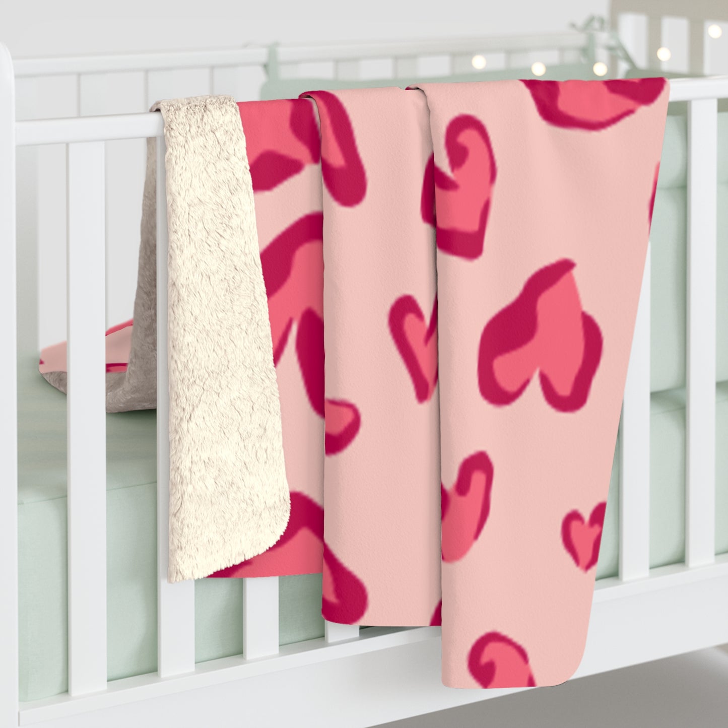 Valentines Sherpa Fleece Blanket