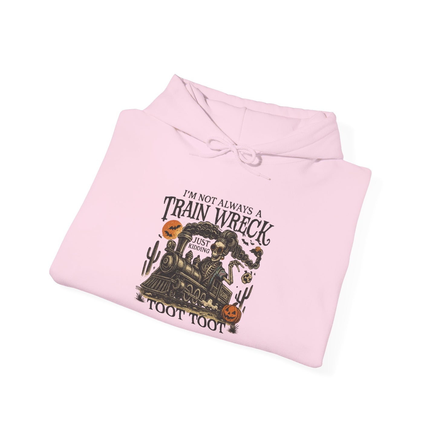 Halloween Train Toot Toot Hoodie, Cozy hoodie , Unisex Pullover, Perfect Fall Gift, Spooky Season Apparel, Halloween Costume Alternative