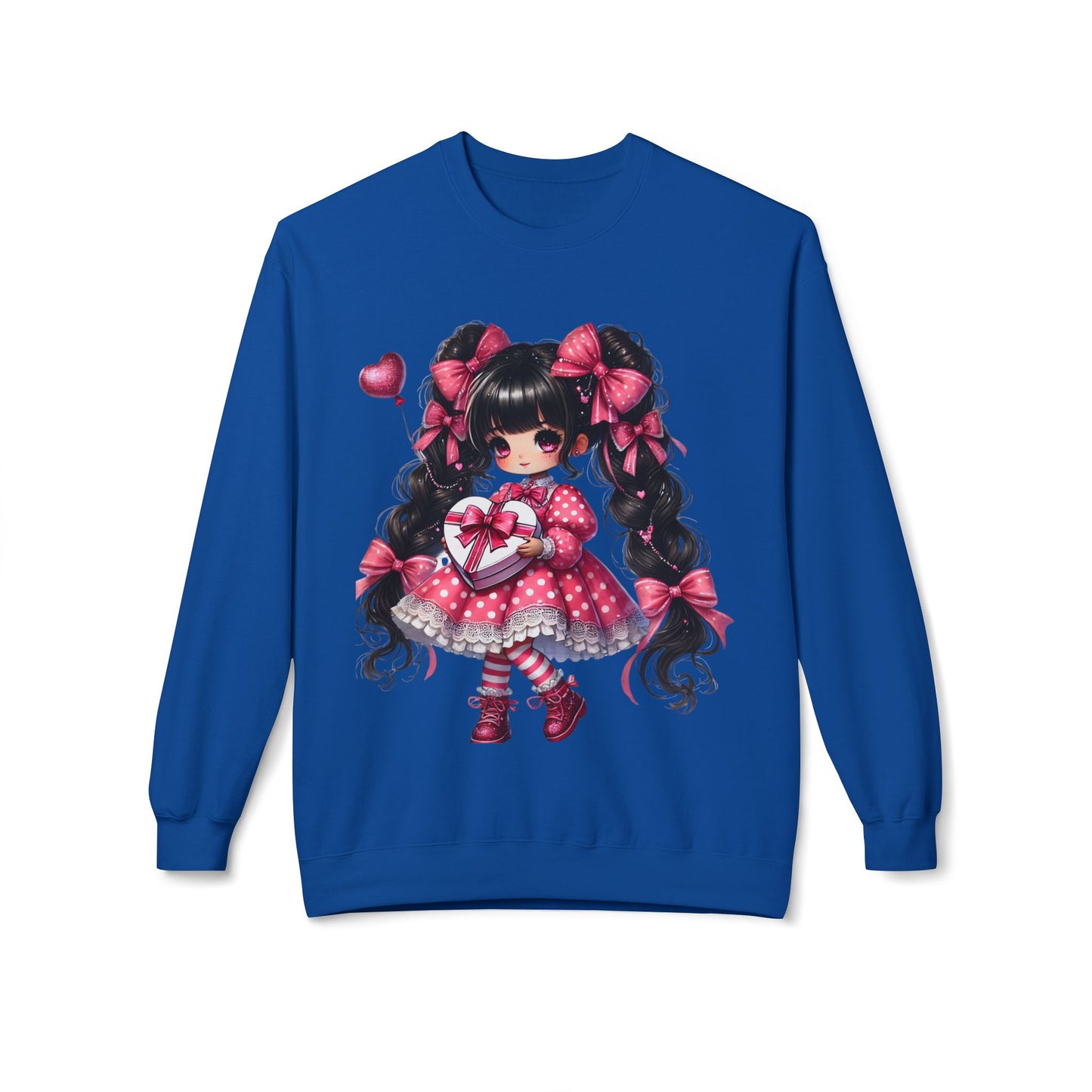Valentines Unisex Midweight Softstyle Fleece Crewneck Sweatshirt
