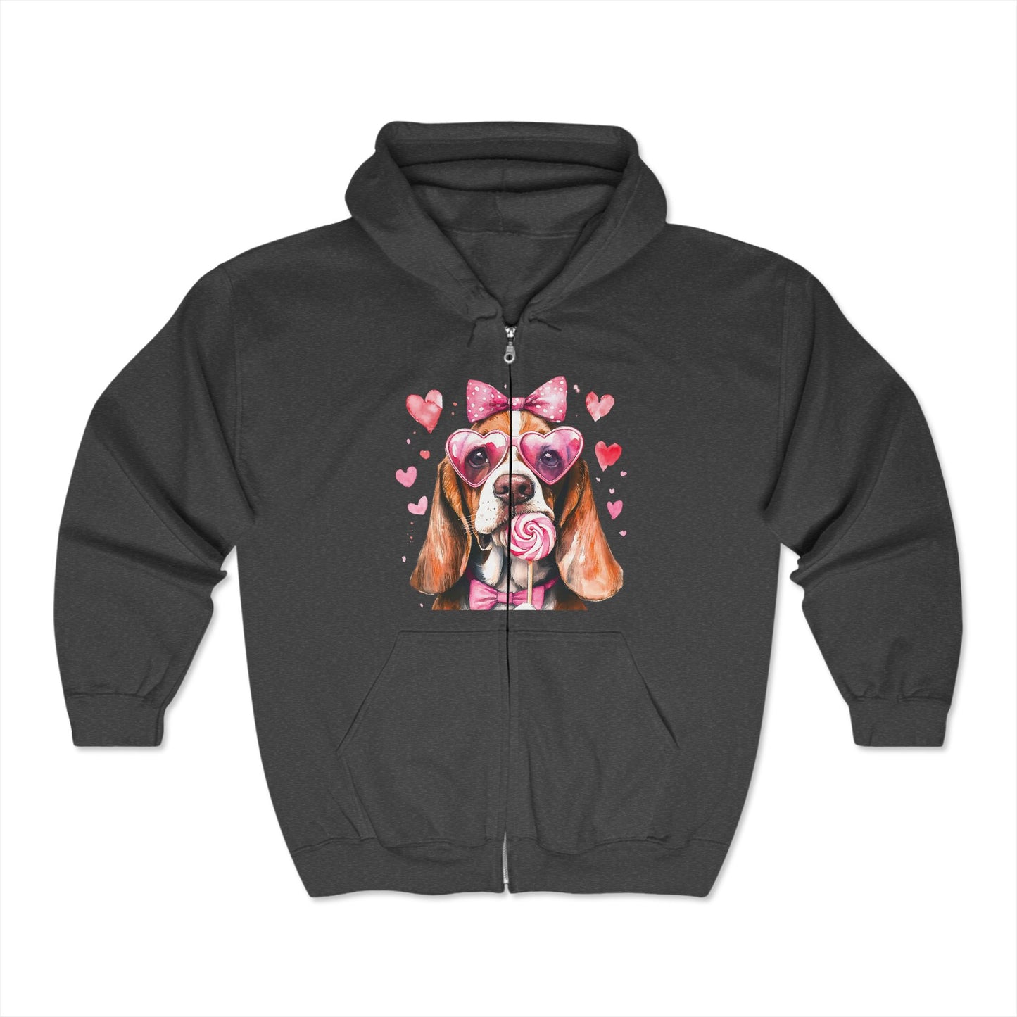 Valentines Unisex Heavy Blend™ Full Zip Hoodies