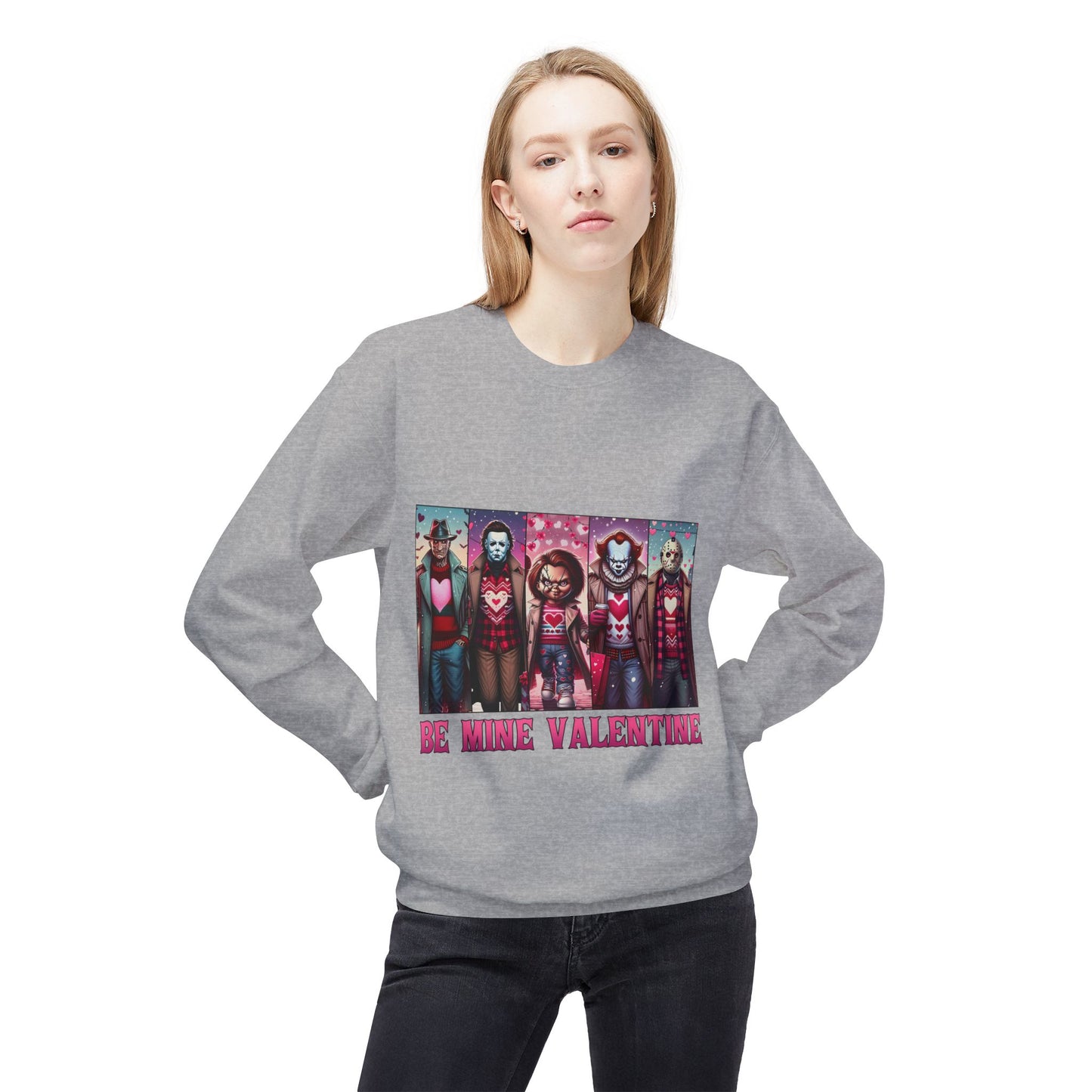 Valentines Unisex Midweight Softstyle Fleece Crewneck Sweatshirt