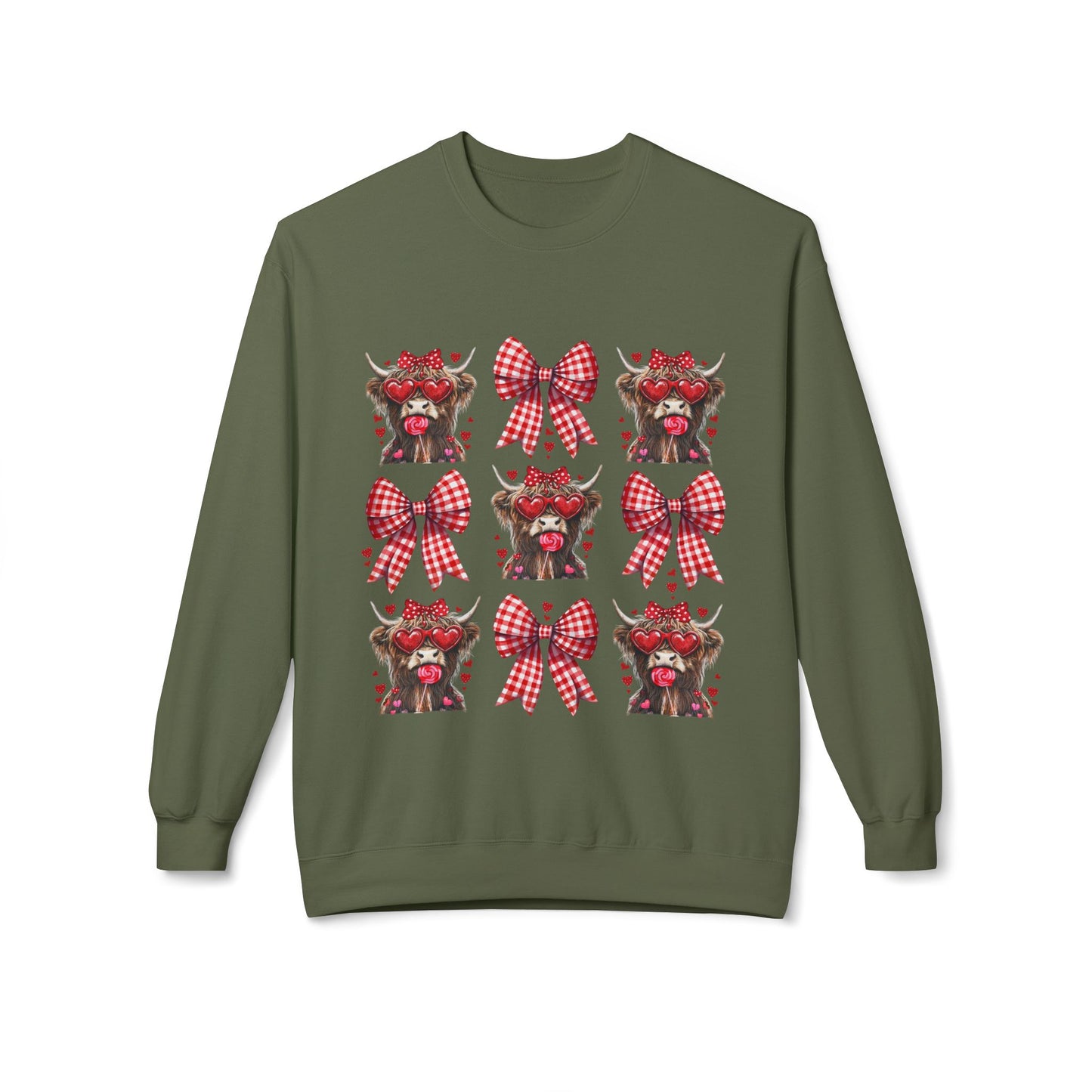 Valentines Unisex Midweight Softstyle Fleece Crewneck Sweatshirt