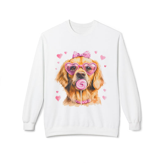 Valentines Unisex Midweight Softstyle Fleece Crewneck Sweatshirt