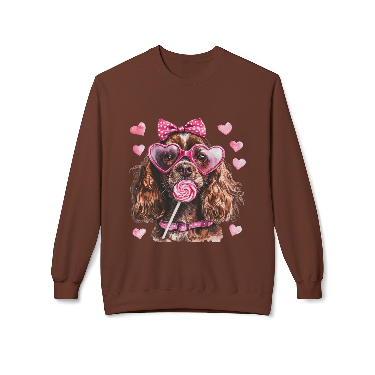 Valentines Unisex Midweight Softstyle Fleece Crewneck Sweatshirt