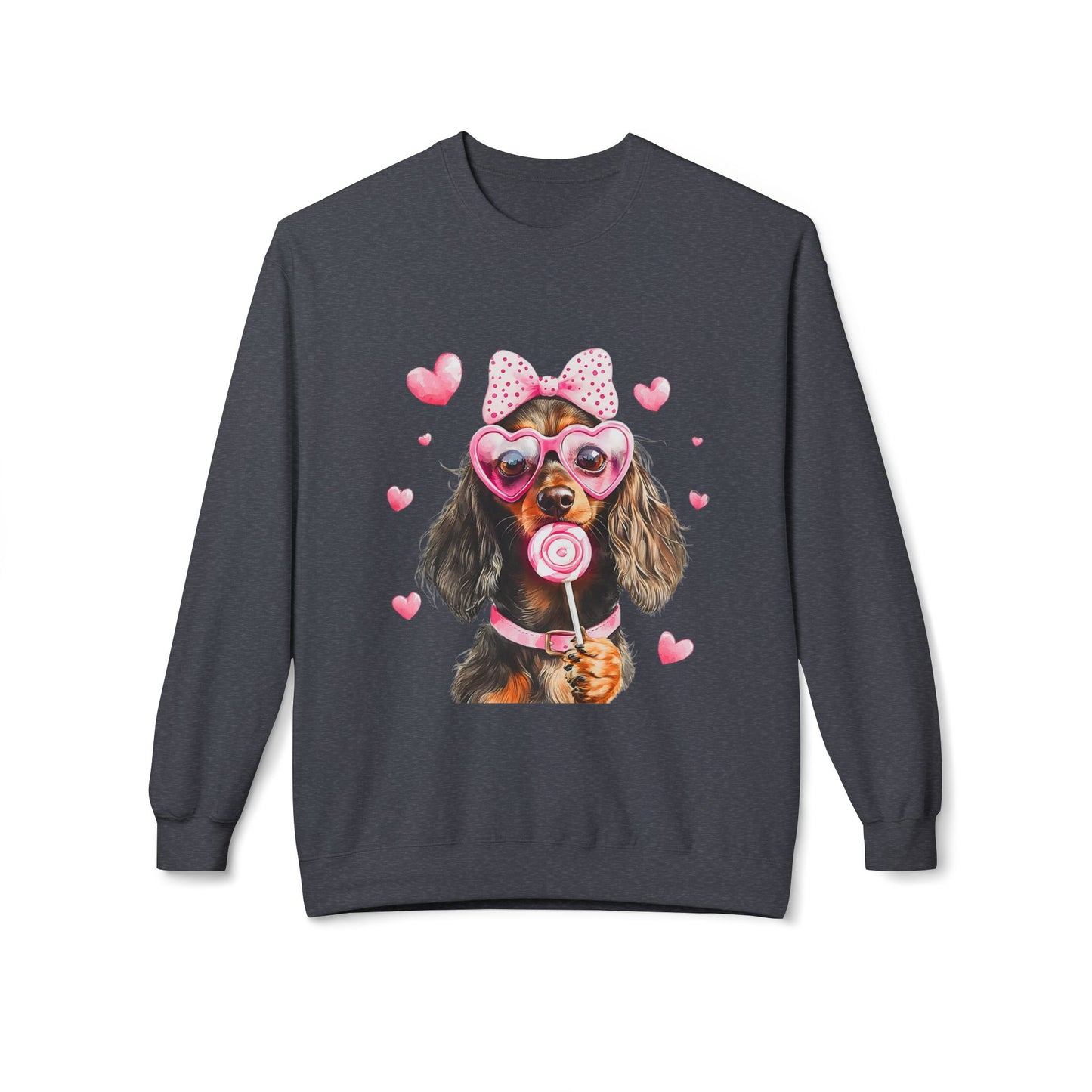 Valentines Unisex Midweight Softstyle Fleece Crewneck Sweatshirt