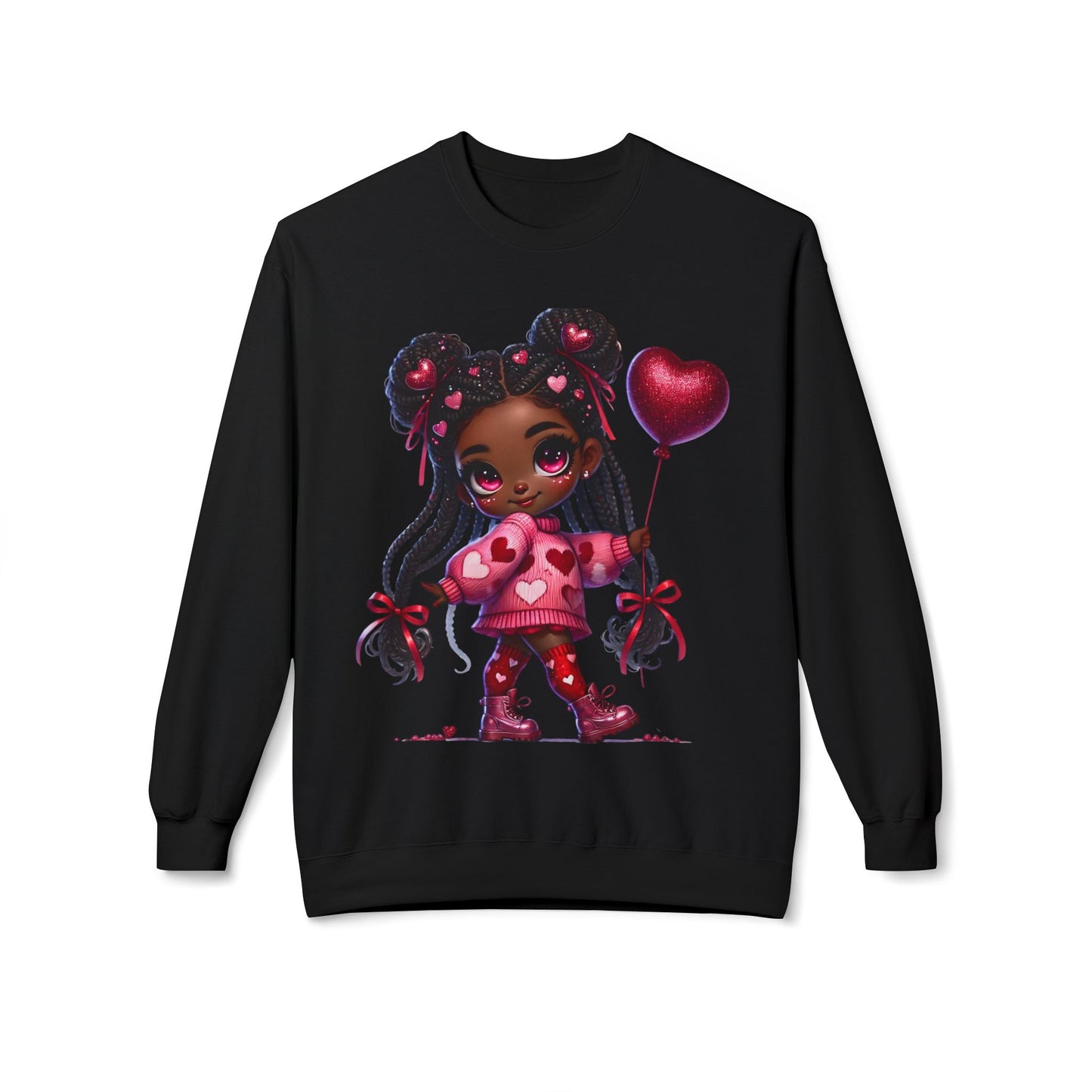 Valentines Unisex Midweight Softstyle Fleece Crewneck Sweatshirt