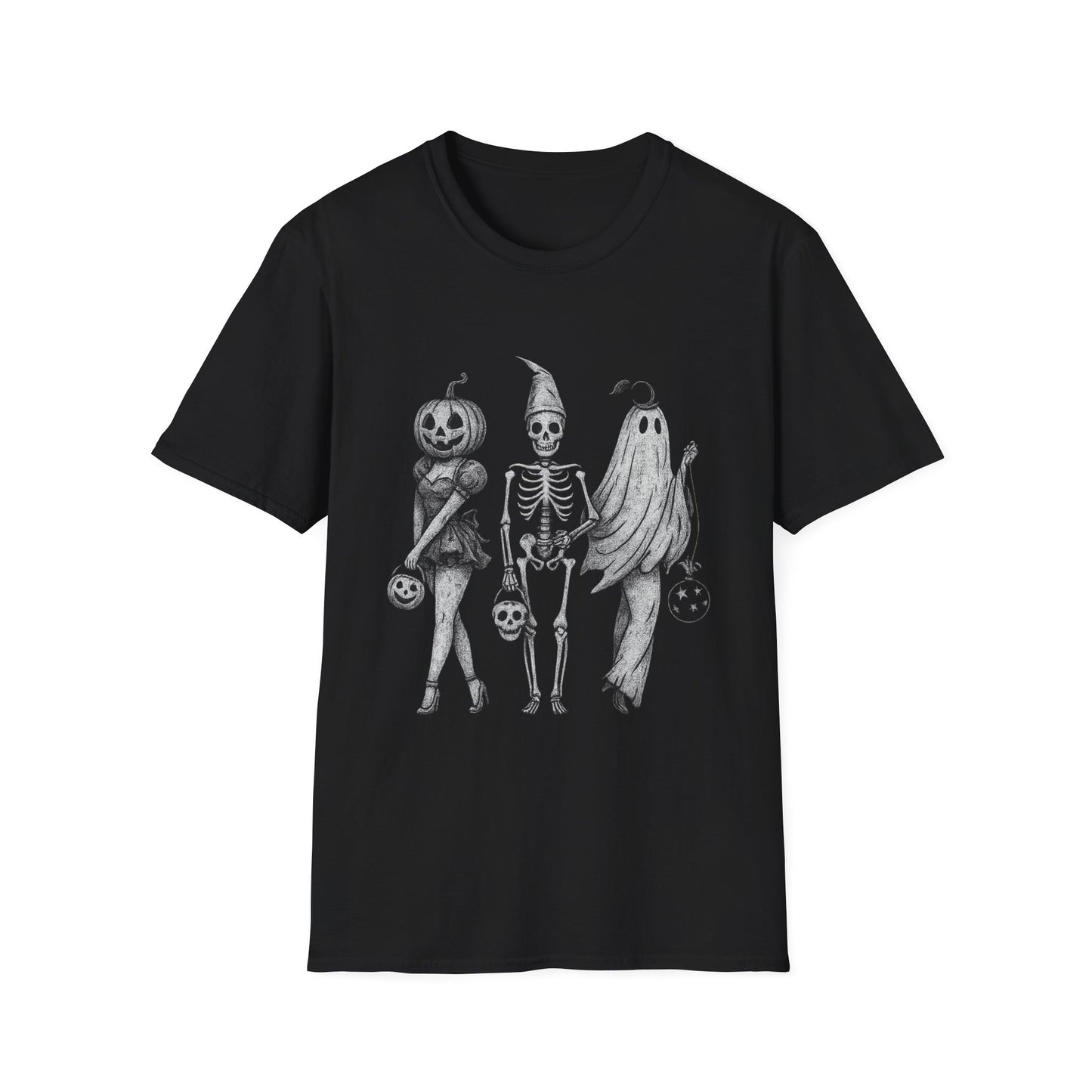 Halloween Graphic Tee, Unisex Softstyle T-Shirt, Spooky Season Shirt, Fall Fashion, Halloween Costume Top
