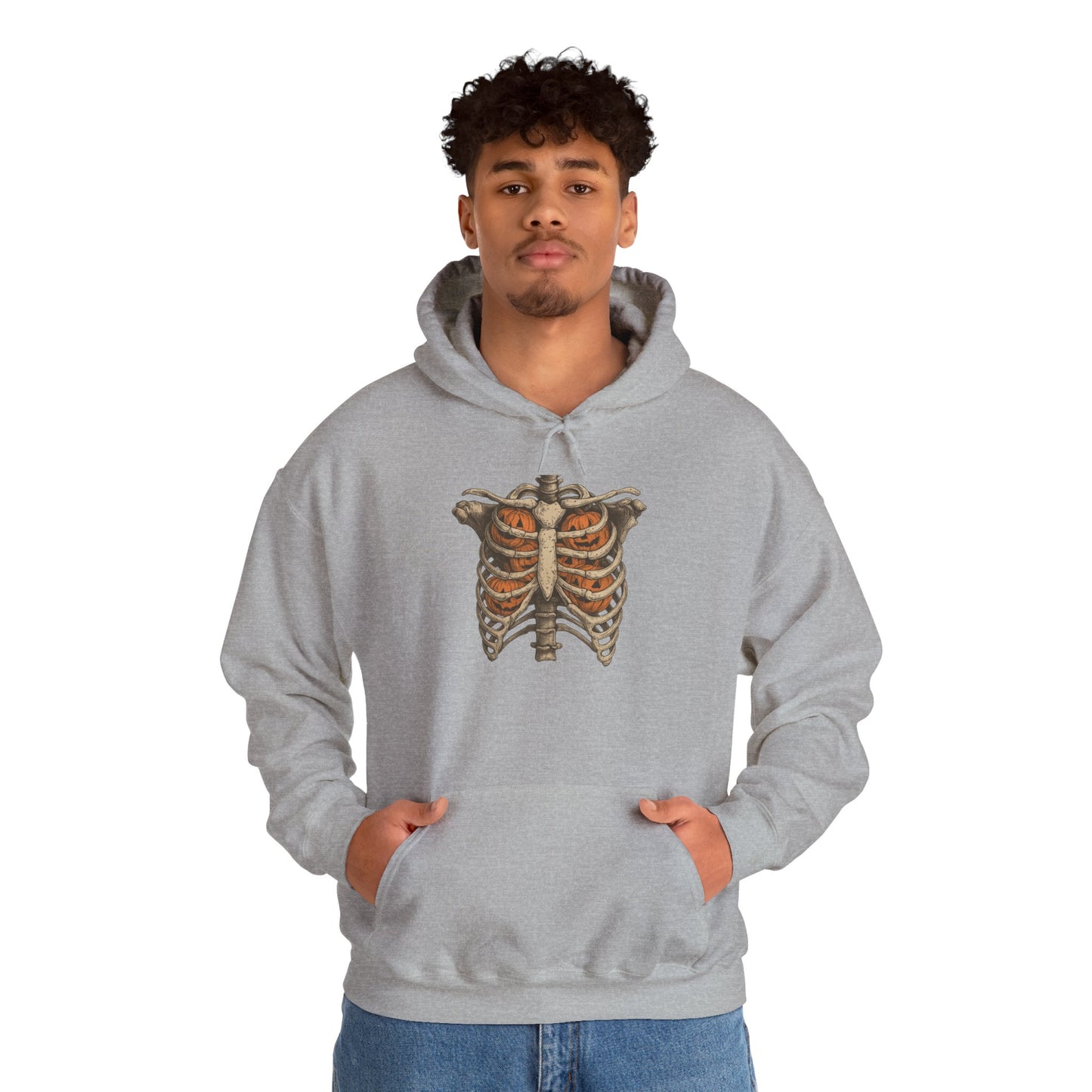 Unique Skeleton Design Unisex Hoodie - Perfect for Halloween, Casual Wear, Gifts, Cozy Comfort, Everyday Fashion
