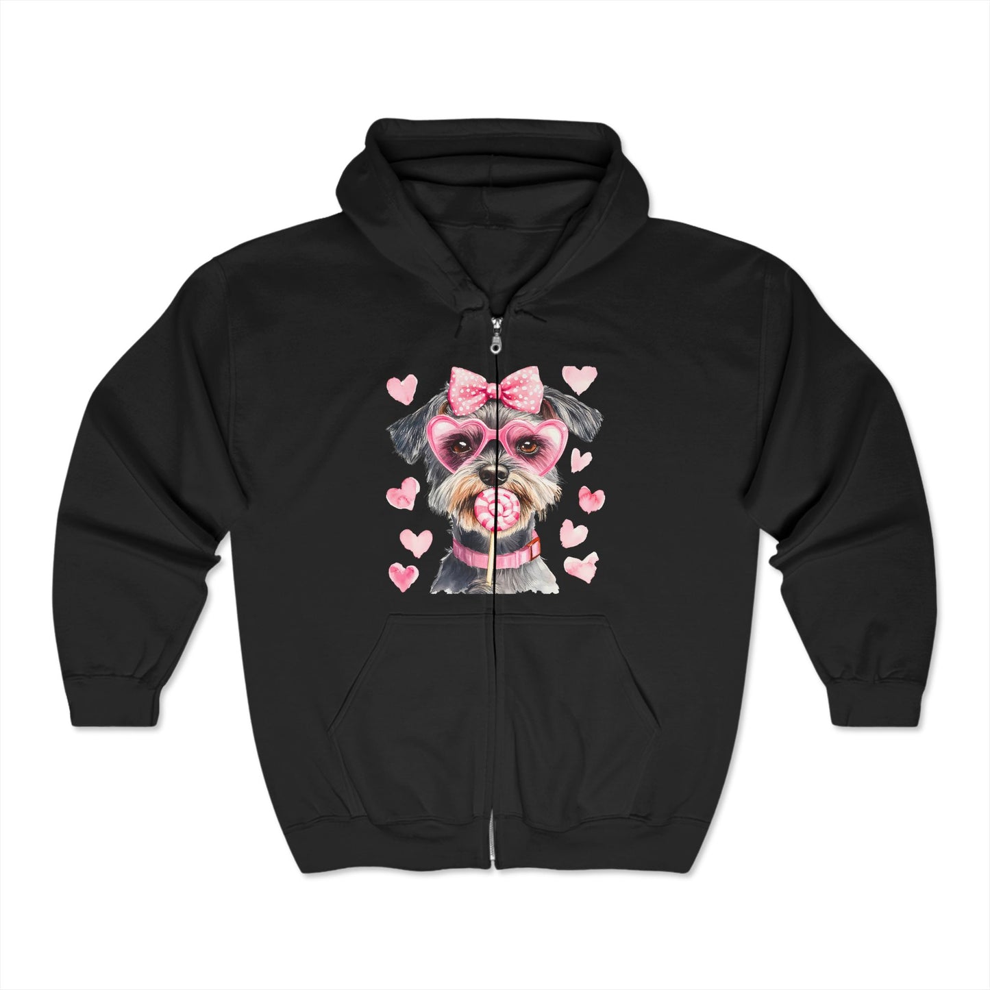 Valentines Unisex Heavy Blend™ Full Zip Hooded Sweatshirt