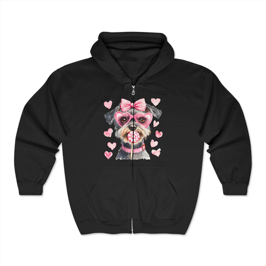 Valentines Unisex Heavy Blend™ Full Zip Hooded Sweatshirt