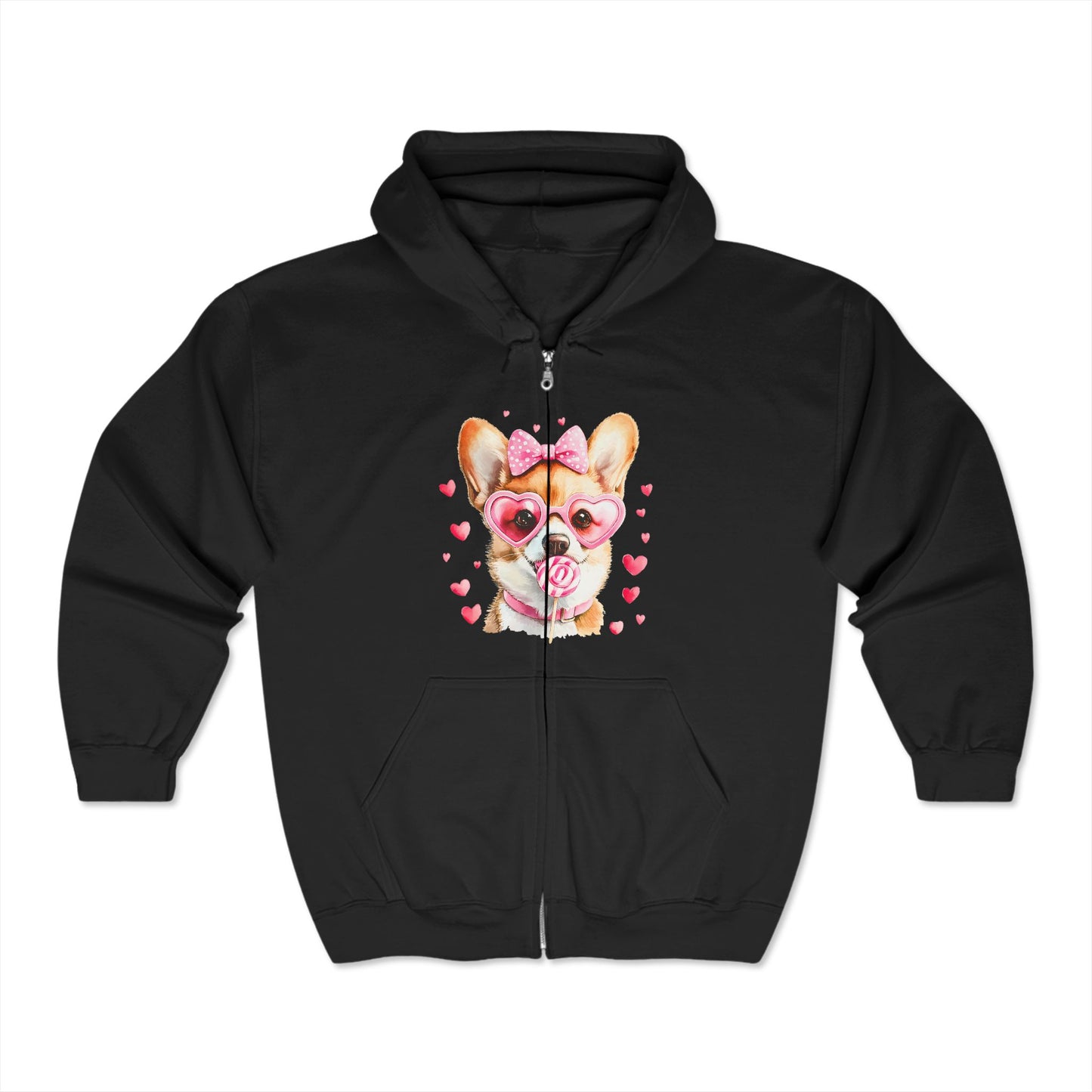 Valentines Unisex Heavy Blend™ Full Zip Hooded Sweatshirt