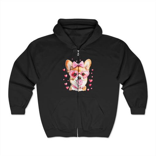 Valentines Unisex Heavy Blend™ Full Zip Hooded Sweatshirt