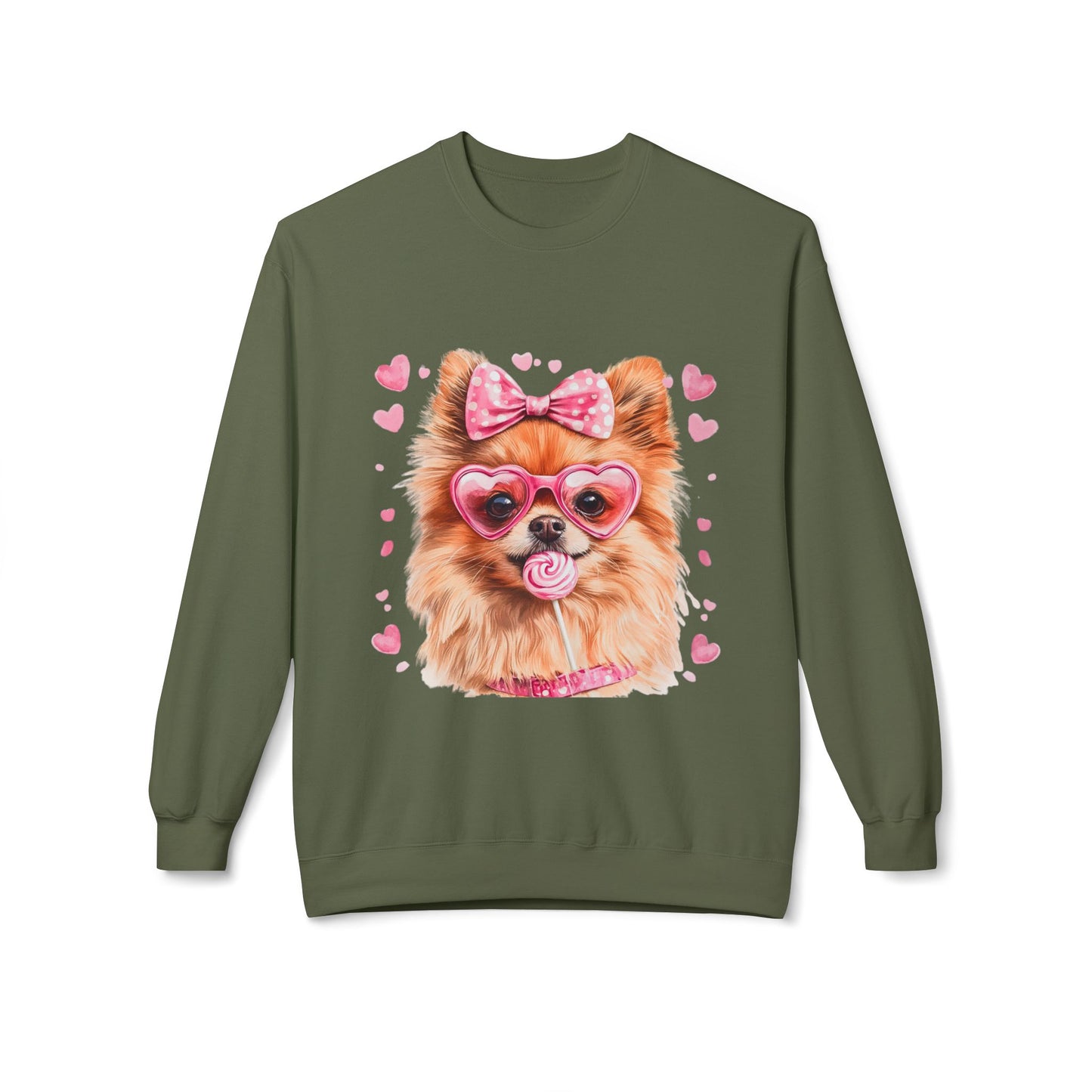 Valentines Unisex Midweight Softstyle Fleece Crewneck Sweatshirt