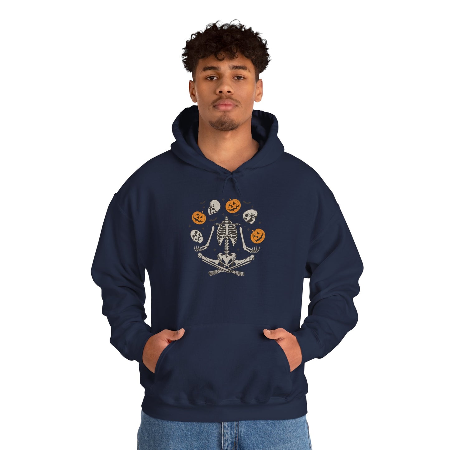Cozy Skeleton Cookie Hoodie - Spooky Fashion, Halloween Hoodie Fall Apparel, Unisex Hoodie, Gift for Him & Her
