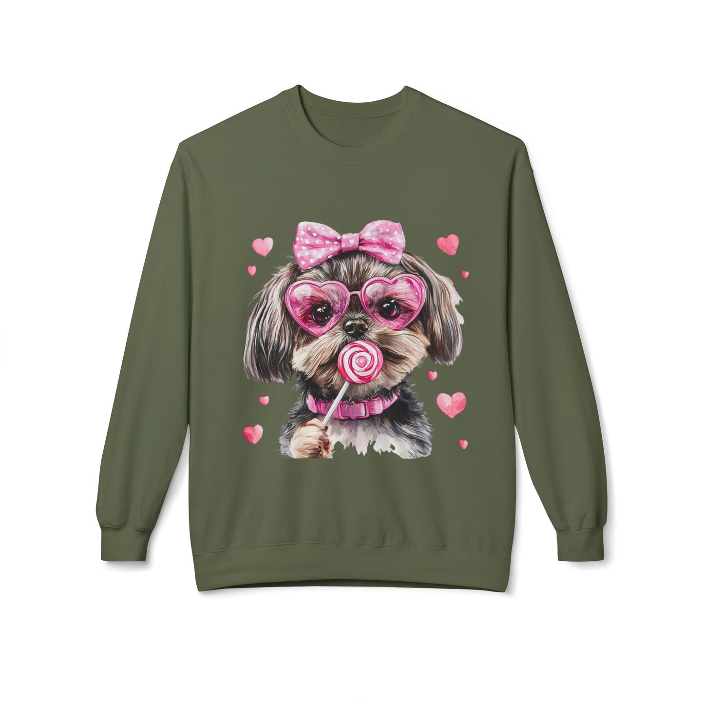 Valentines Unisex Midweight Softstyle Fleece Crewneck Sweatshirt