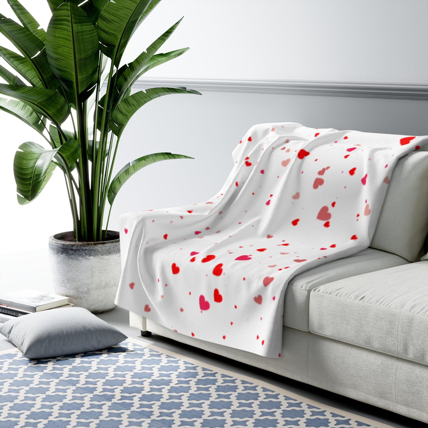 Valentines Sherpa Fleece Blanket