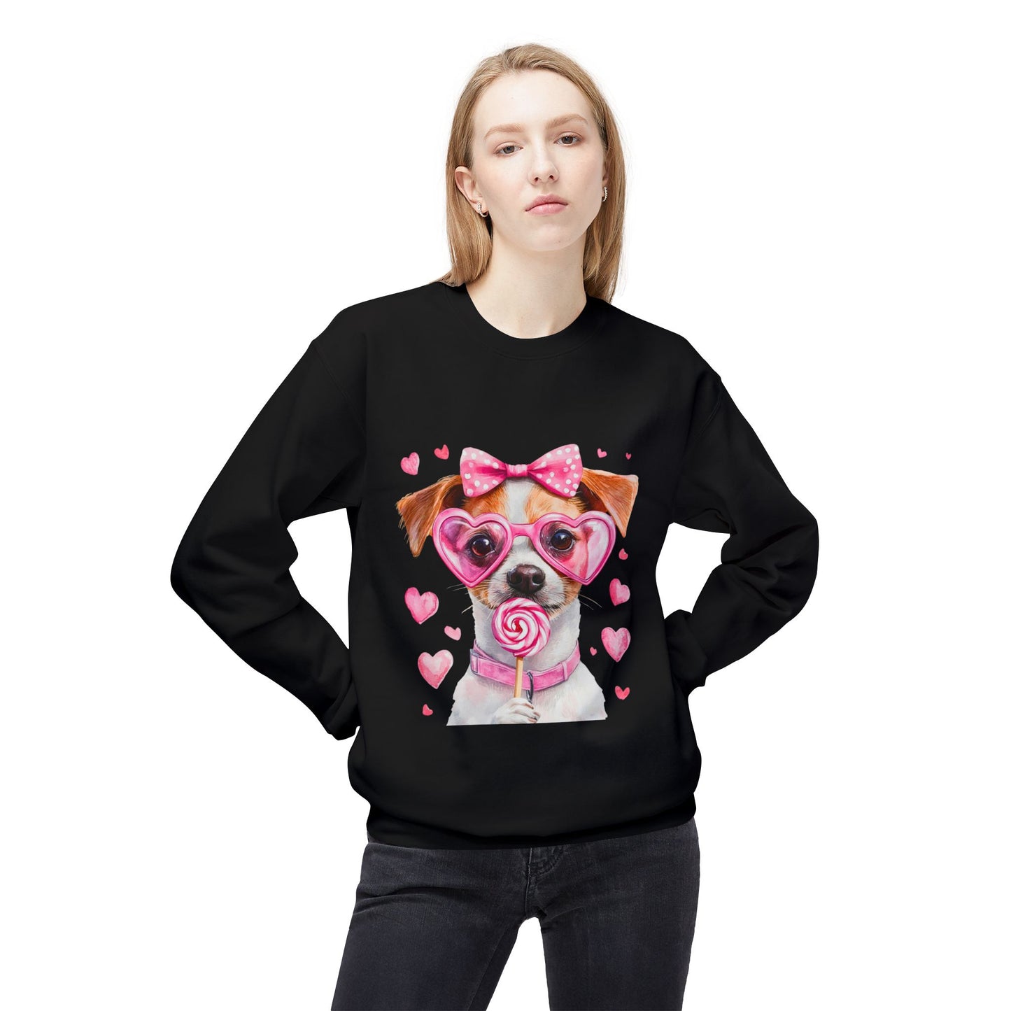 Valentines Unisex Midweight Softstyle Fleece Crewneck Sweatshirt