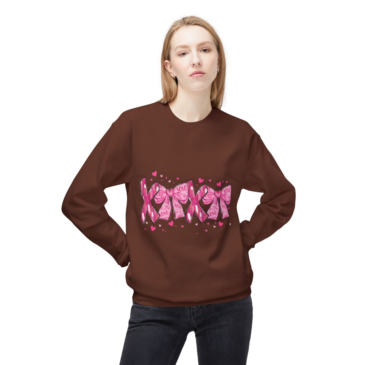 Valentines Unisex Midweight Softstyle Fleece Crewneck Sweatshirt