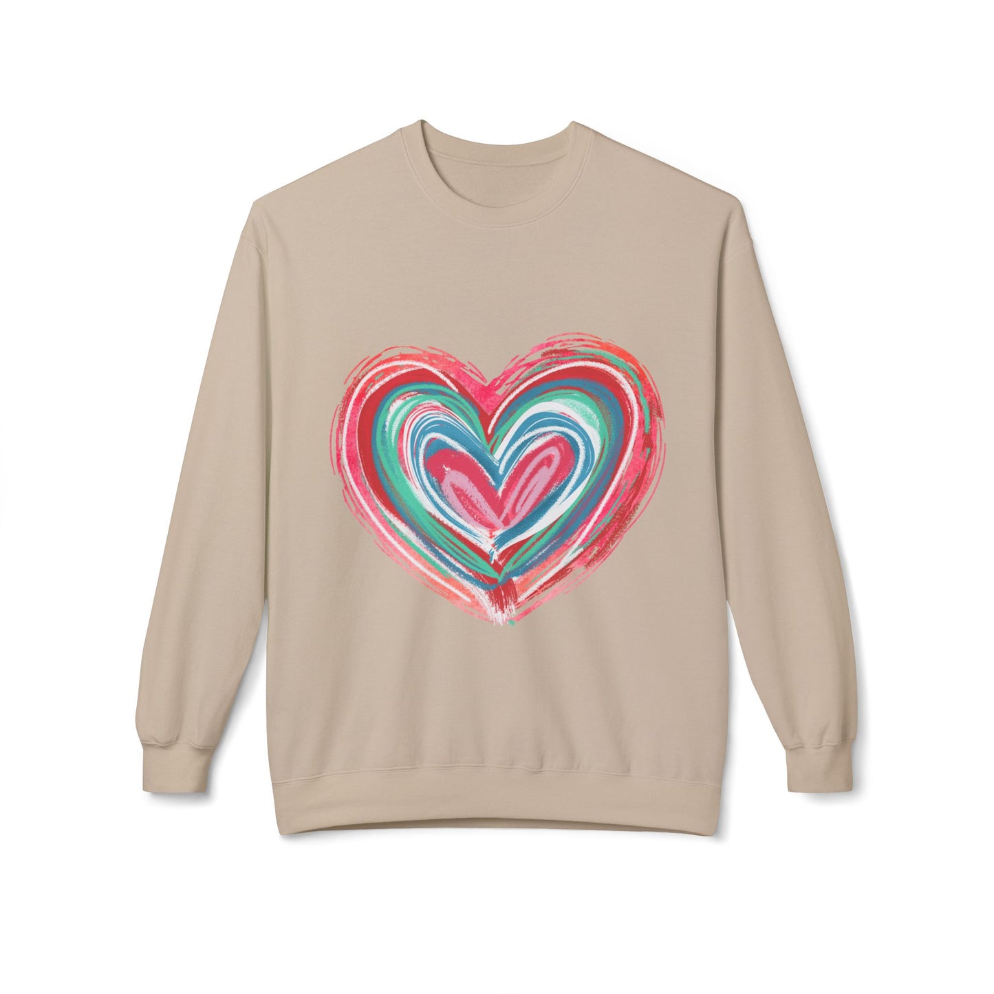 Valentines Unisex Midweight Softstyle Fleece Crewneck Sweatshirt