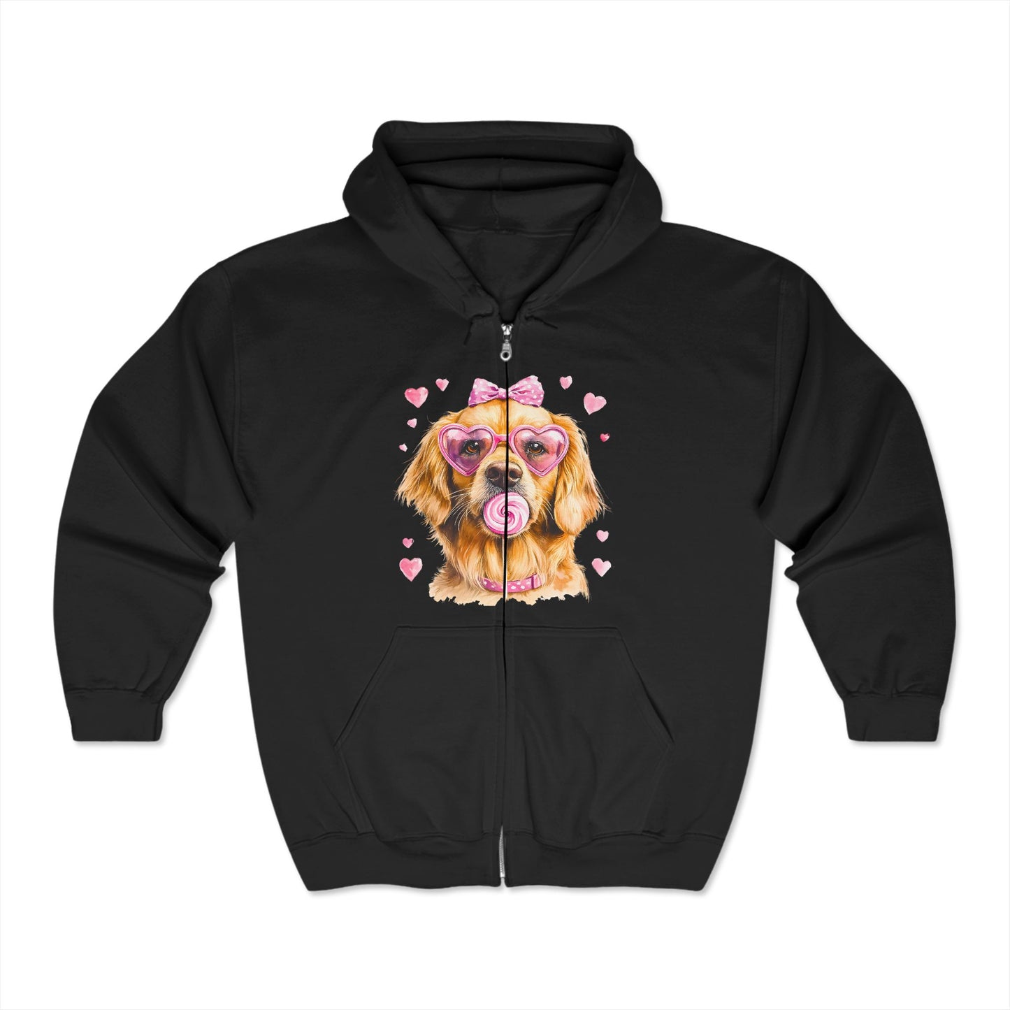 Valentines Unisex Heavy Blend™ Full Zip Hooded Sweatshirt