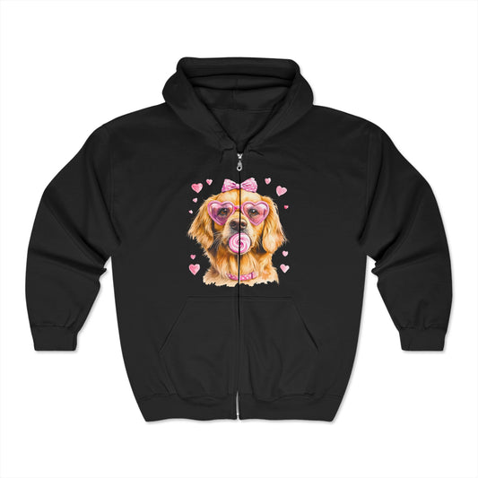 Valentines Unisex Heavy Blend™ Full Zip Hooded Sweatshirt