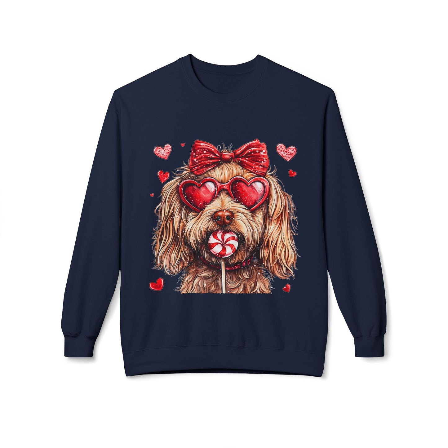 Valentines Unisex Midweight Softstyle Fleece Crewneck Sweatshirt