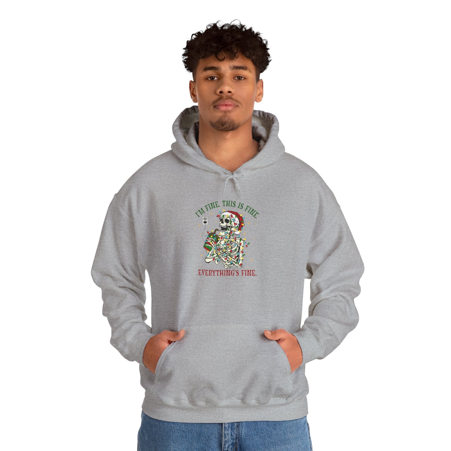 Cozy Holiday Sweatshirt, Funny Christmas Hoodie, Unisex Gift, Festive Layer, Winter Apparel, Warm & Comfy