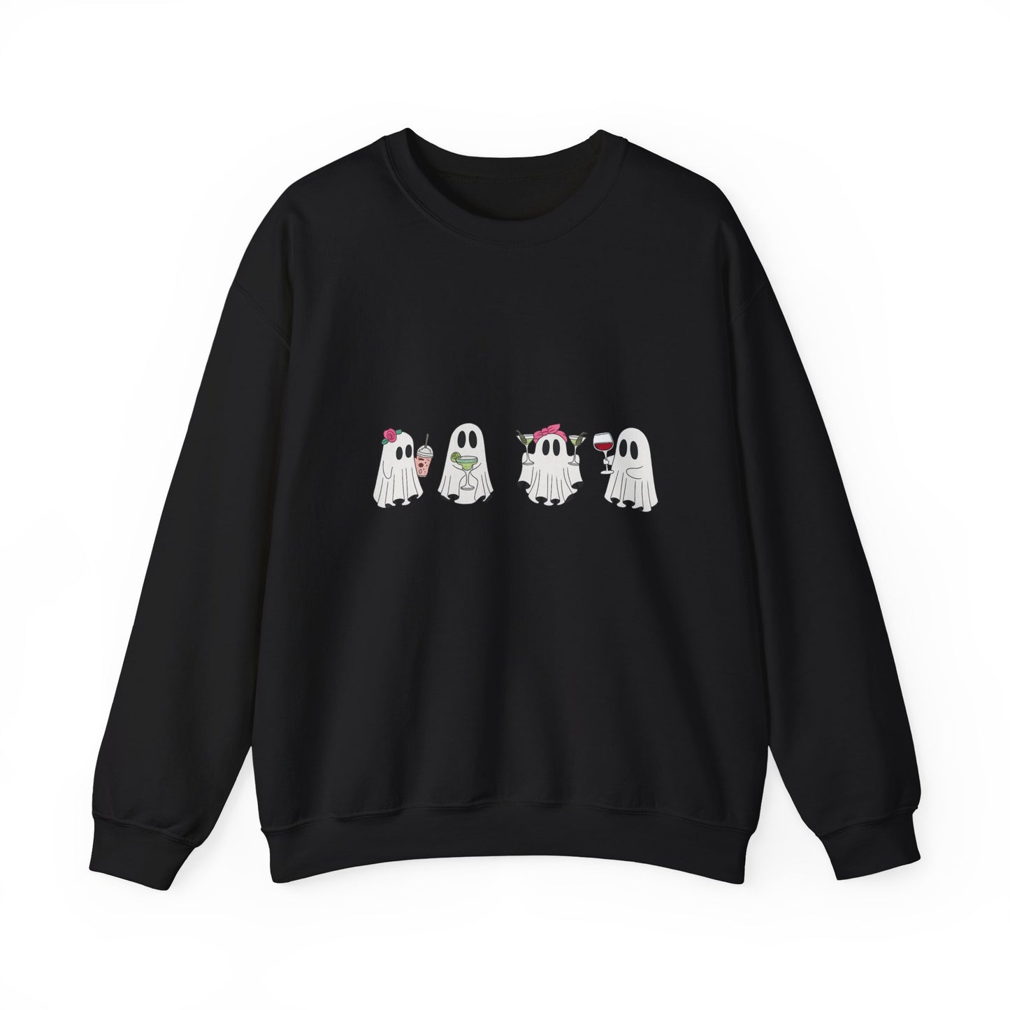 Ghostly Fun Unisex Sweatshirt - Cozy Halloween Apparel, Fall Fashion, Spooky Season Style, Gift for Ghost Lovers, Casual Comfort